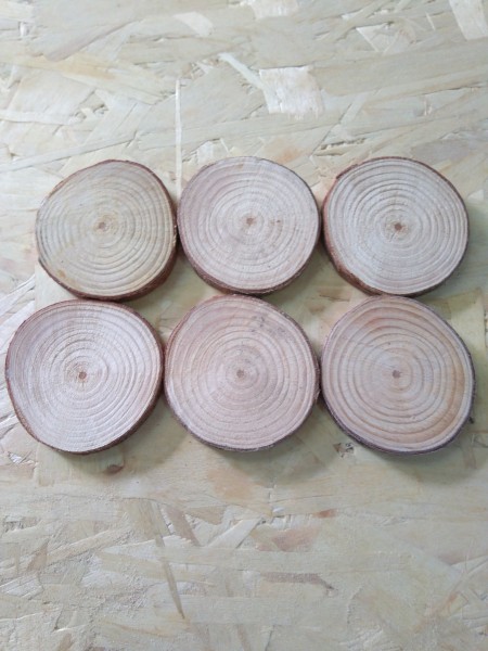 20 RODAJAS DE MADERA PARA MANUALIDADES , POSAVASOS  